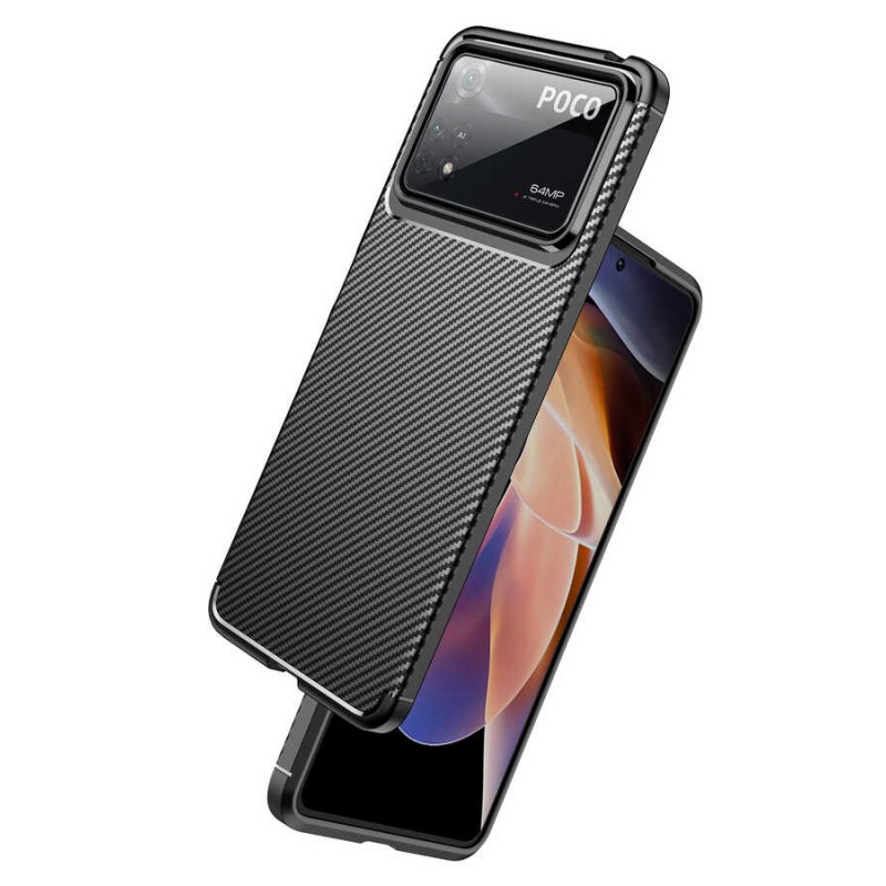 Bal-z Xiaomi Poco X4 Pro 5G Kılıf  Negro Silikon Kapak