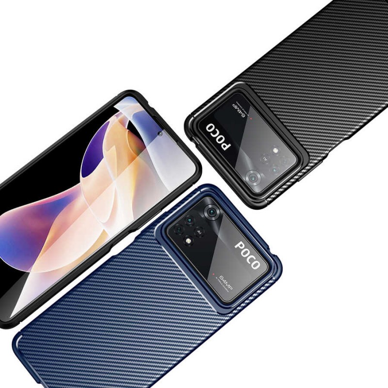 Bal-z Xiaomi Poco X4 Pro 5G Kılıf  Negro Silikon Kapak