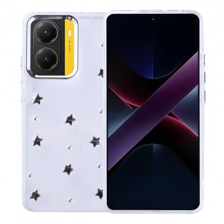 Xiaomi Poco X7 Pro Kılıf Airbag Tasarımlı Simli Şeffaf Zore Kutup Kapak Xiaomi Poco X7 Pro Kılıf Airbag Tasarımlı Simli Şeffaf Zore Kutup Kapak