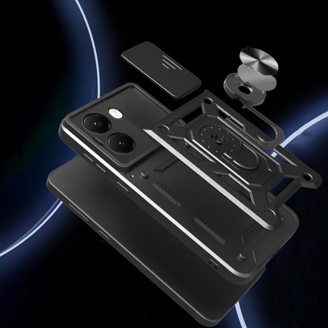 Xiaomi Poco X7 Pro Kılıf Magnetik Standlı Kamera Korumalı Zore Sürgülü Vega Kapak Xiaomi Poco X7 Pro Kılıf Magnetik Standlı Kamera Korumalı Zore Sürgülü Vega Kapak