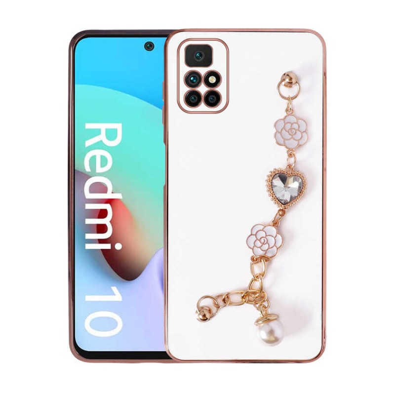 Bal-z Xiaomi Redmi 10 Kılıf El Tutamaçlı Kamera Korumalı  Taka Silikon Kapak