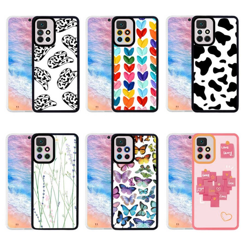 Bal-z Xiaomi Redmi 10 Kılıf  M-Fit Desenli Kapak