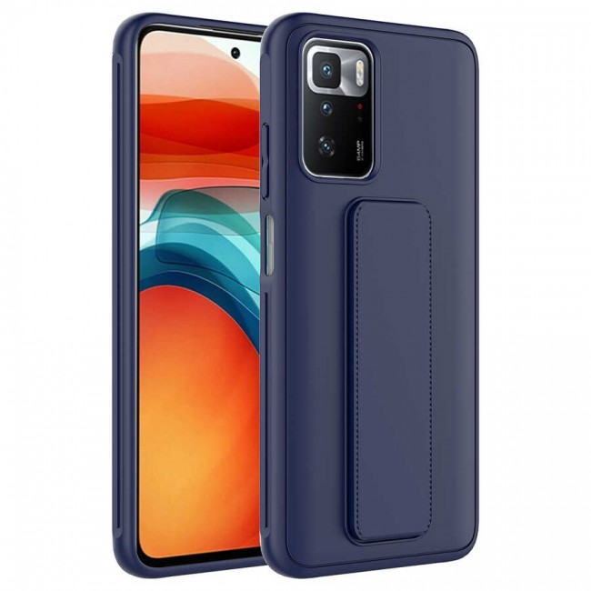Xiaomi Redmi 10 Kılıf Zore Qstand Kapak Xiaomi Redmi 10 Kılıf Zore Qstand Kapak