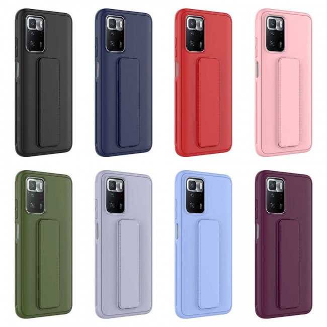 Xiaomi Redmi 10 Kılıf Zore Qstand Kapak Xiaomi Redmi 10 Kılıf Zore Qstand Kapak