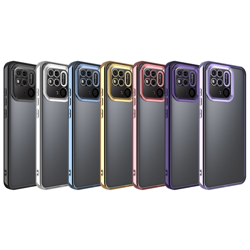 Bal-z Xiaomi Redmi 10C Kılıf Kamera Korumalı Logo Gösteren  Omega Kapak