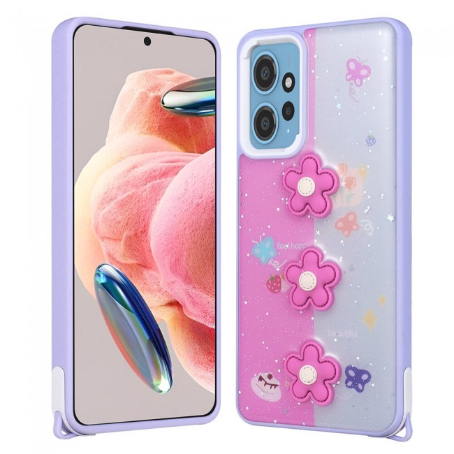 Xiaomi Redmi 12 4G Kılıf Parlayan Simli Kabartma Figürlü Zore Cevze Kapak Xiaomi Redmi 12 4G Kılıf Parlayan Simli Kabartma Figürlü Zore Cevze Kapak
