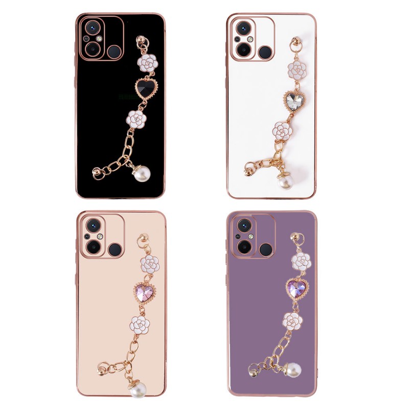 Bal-z Xiaomi Redmi 12C Kılıf El Tutamaçlı Kamera Korumalı  Taka Silikon Kapak