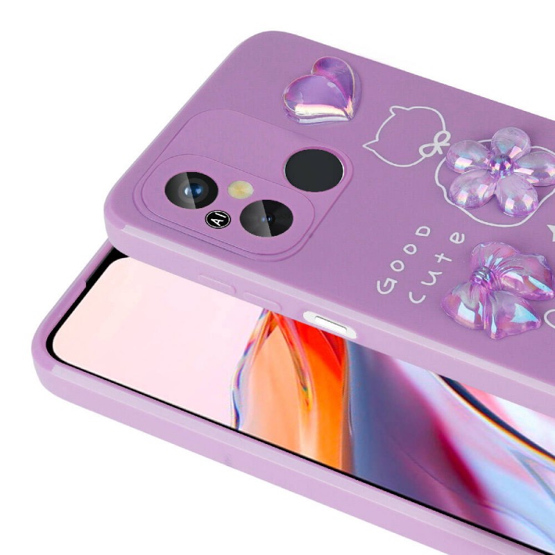 Bal-z Xiaomi Redmi 12C Kılıf Kabartma Figürlü Parlak  Toys Silikon Kapak