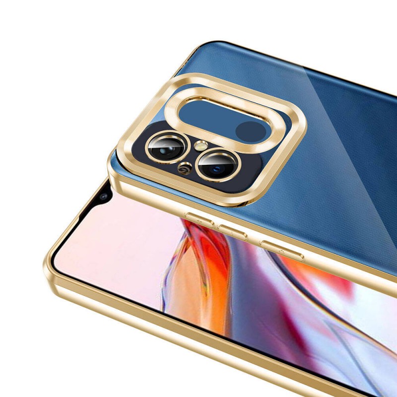 Bal-z Xiaomi Redmi 12C Kılıf Kamera Korumalı Logo Gösteren  Omega Kapak