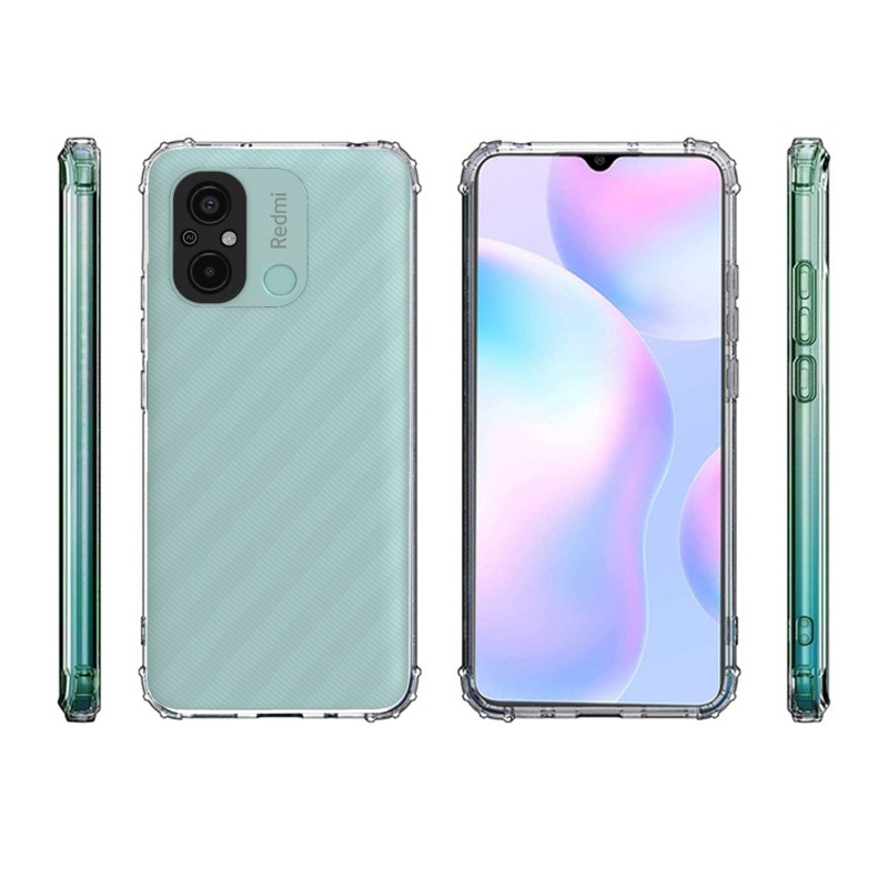 Bal-z Xiaomi Redmi 12C Kılıf  2mm Anti Shock Silikon