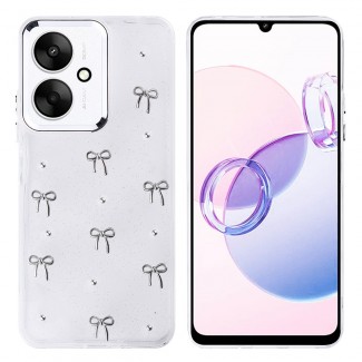 Xiaomi Redmi 13C Kılıf Airbag Tasarımlı Simli Şeffaf Zore Kutup Kapak Xiaomi Redmi 13C Kılıf Airbag Tasarımlı Simli Şeffaf Zore Kutup Kapak