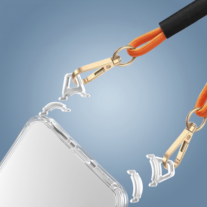 Bal-z Xiaomi Redmi 13C Kılıf Airbagli Takılabilir Askı Aparatlı Zore Snap Silikon Kapak