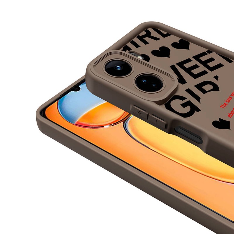 Bal-z Xiaomi Redmi 13C Kılıf Kamera Korumalı Baskılı Arka Yüzey  Klas Kapak