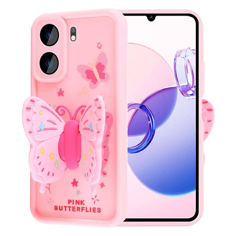 Bal-z Xiaomi Redmi 13C Kılıf Kamera Korumalı Figür Tasarımlı  Kapya Kapak