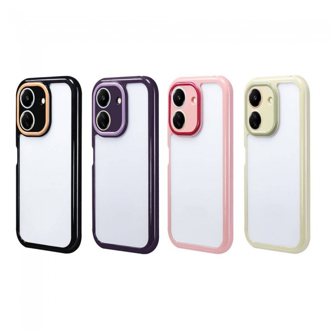 Xiaomi Redmi 13C Kılıf Kamera Korumalı Renkli Kenar ve Çerçeve Tasarımlı Zore Vitamin Kapak Xiaomi Redmi 13C Kılıf Kamera Korumalı Renkli Kenar ve Çerçeve Tasarımlı Zore Vitamin Kapak