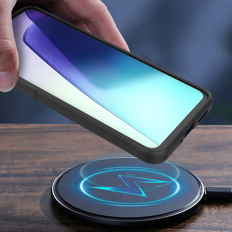 Bal-z Xiaomi Redmi 14C 4G Kılıf Esnek TPU Oyuklu Arka Yüzey Tasarımlı Zore Etnik Silikon Kapak