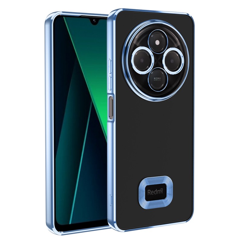 Bal-z Xiaomi Redmi 14C 4G Kılıf Kamera Korumalı Logo Gösteren Zore Omega Kapak