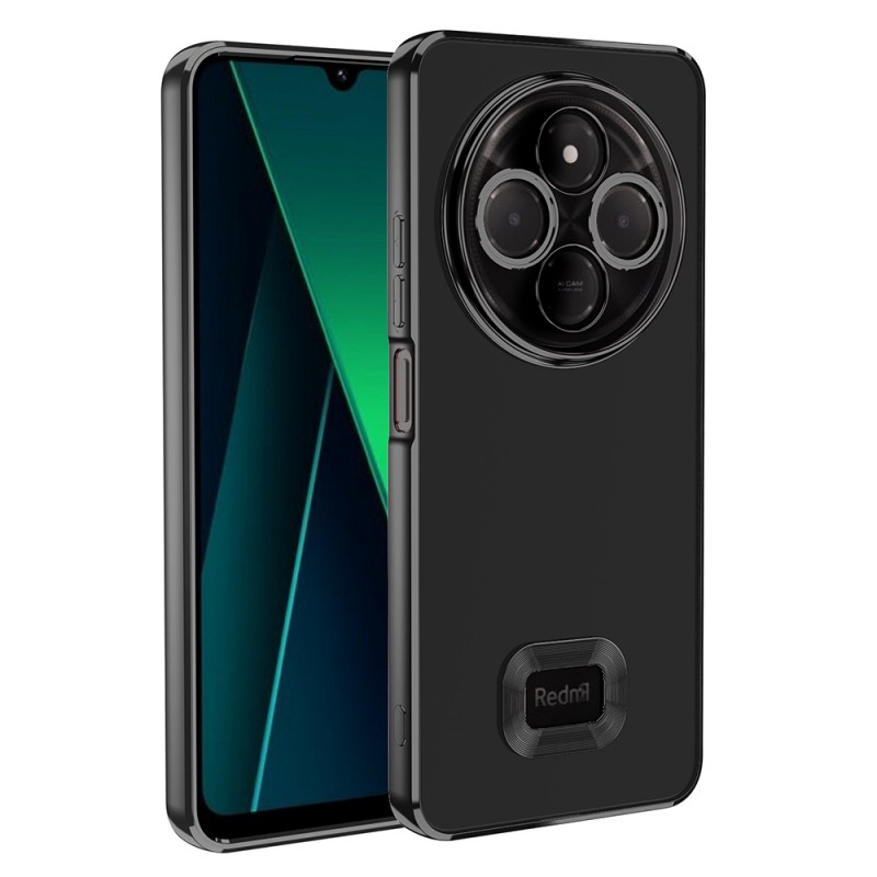 Bal-z Xiaomi Redmi 14C 4G Kılıf Kamera Korumalı Logo Gösteren Zore Omega Kapak