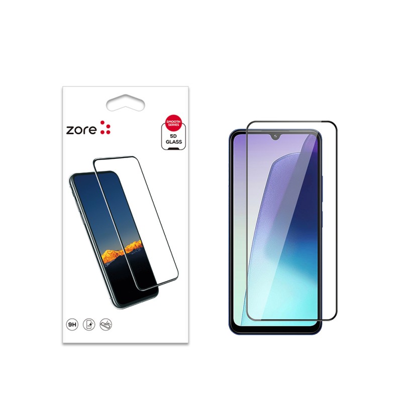 Bal-z Xiaomi Redmi 14C 4G  Kenarları Kırılmaya Dayanıklı Cam Ekran Koruyucu