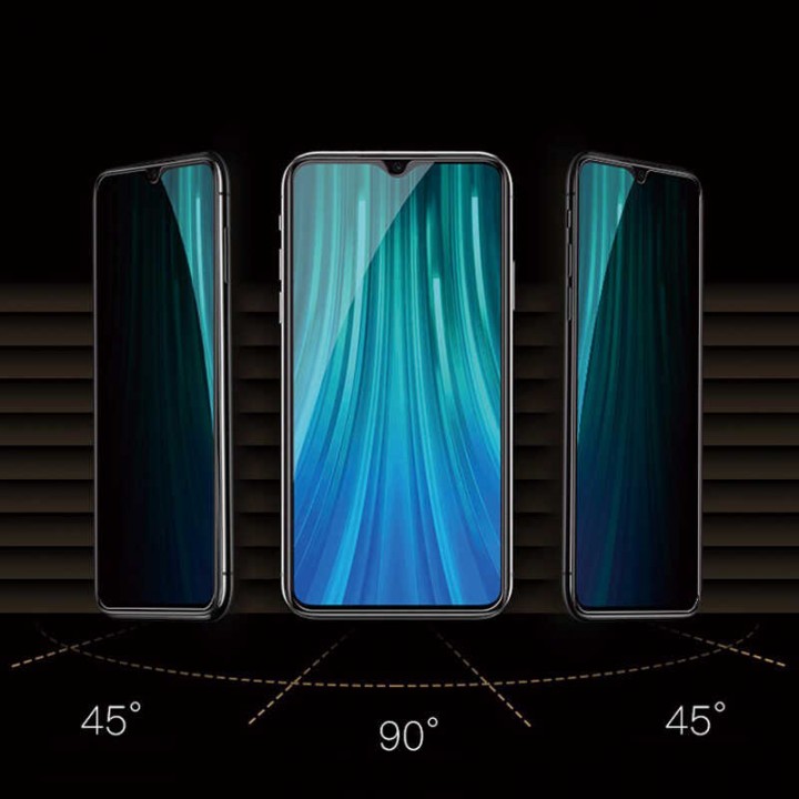 Xiaomi Redmi 9 Zore New 5D Privacy Temperli Ekran Koruyucu