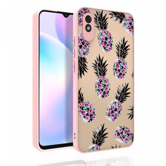 Xiaomi Redmi 9A Kılıf Desenli Kamera Korumalı Parlak Zore Nora Kapak Xiaomi Redmi 9A Kılıf Desenli Kamera Korumalı Parlak Zore Nora Kapak