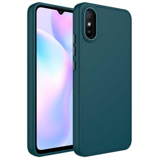 Xiaomi Redmi 9A Kılıf Metal Çerçeve ve Buton Tasarımlı Silikon Zore Luna Kapak Xiaomi Redmi 9A Kılıf Metal Çerçeve ve Buton Tasarımlı Silikon Zore Luna Kapak