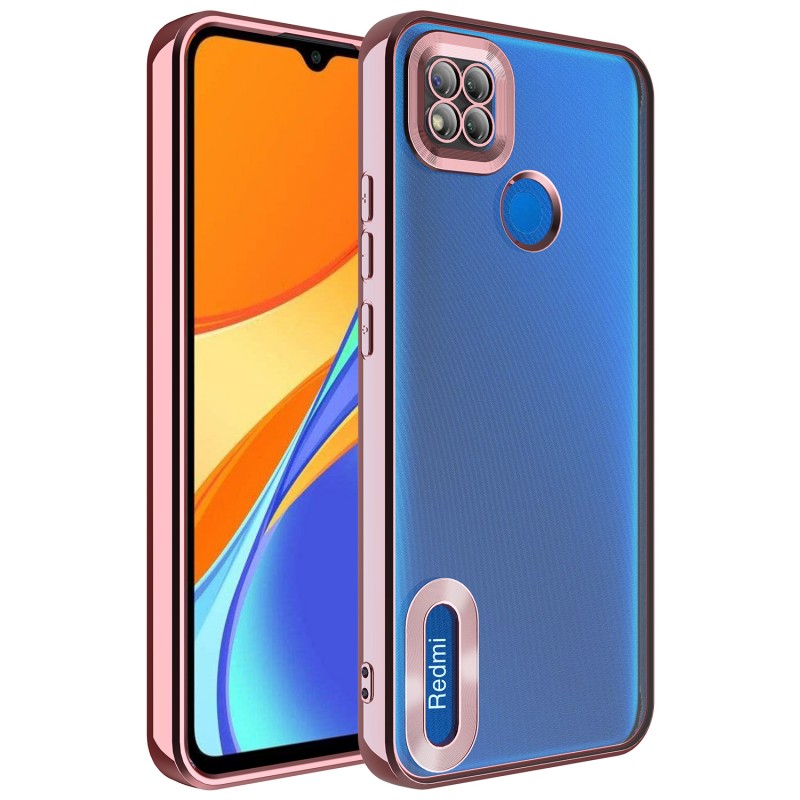 Bal-z Xiaomi Redmi 9C Kılıf Kamera Korumalı Logo Gösteren  Omega Kapak