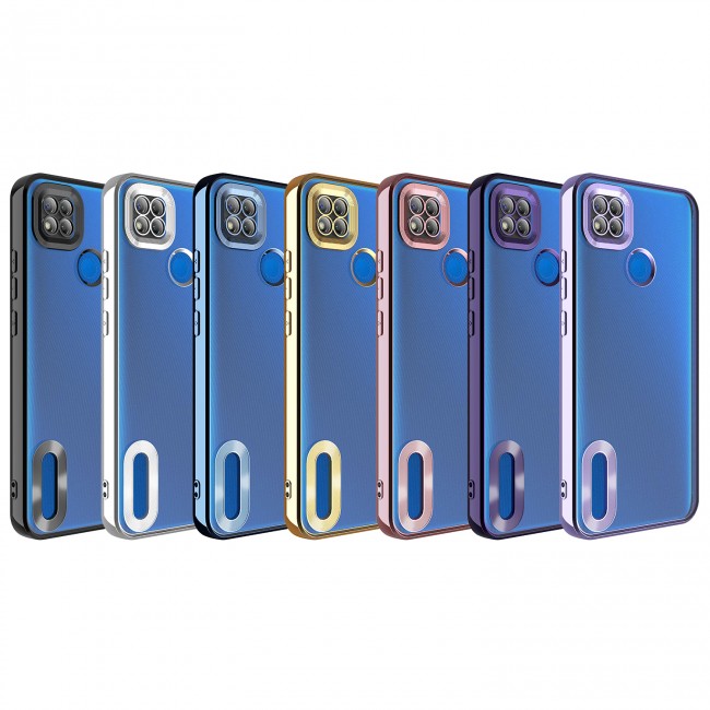Xiaomi Redmi 9C Kılıf Kamera Korumalı Logo Gösteren Zore Omega Kapak Xiaomi Redmi 9C Kılıf Kamera Korumalı Logo Gösteren Zore Omega Kapak