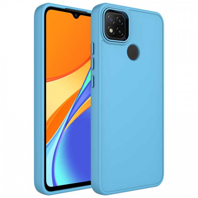 Xiaomi Redmi 9C Kılıf Metal Çerçeve ve Buton Tasarımlı Silikon Zore Luna Kapak Xiaomi Redmi 9C Kılıf Metal Çerçeve ve Buton Tasarımlı Silikon Zore Luna Kapak