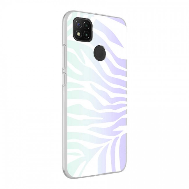 Xiaomi Redmi 9C Kılıf Zore M-Blue Desenli Kapak Xiaomi Redmi 9C Kılıf Zore M-Blue Desenli Kapak