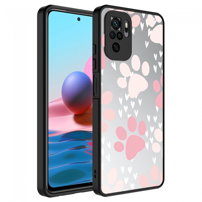Xiaomi Redmi Note 10 Kılıf Aynalı Desenli Kamera Korumalı Parlak Zore Mirror Kapak Xiaomi Redmi Note 10 Kılıf Aynalı Desenli Kamera Korumalı Parlak Zore Mirror Kapak