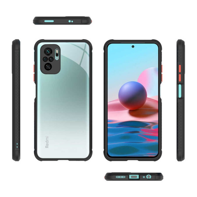 Bal-z Xiaomi Redmi Note 10 Kılıf ​​ Kaff Kapak