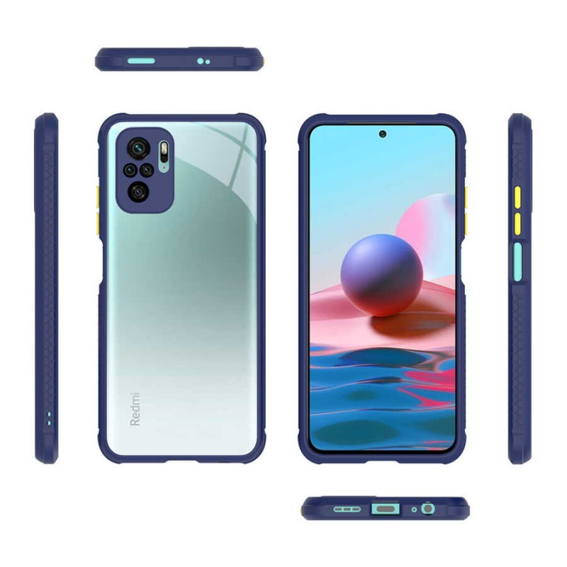 Bal-z Xiaomi Redmi Note 10 Kılıf ​​ Kaff Kapak