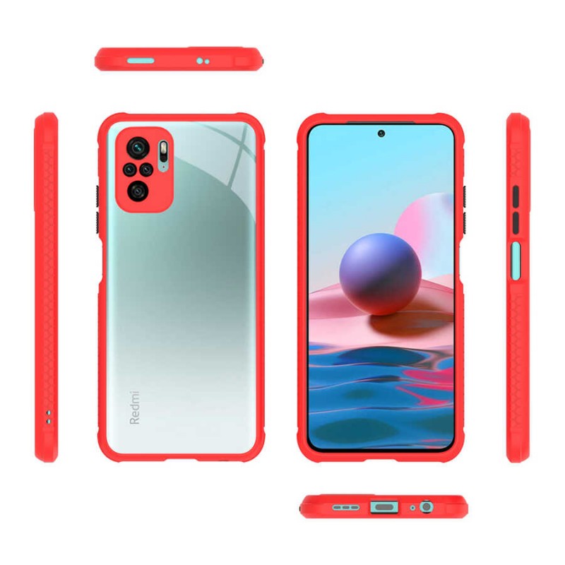Bal-z Xiaomi Redmi Note 10 Kılıf ​​ Kaff Kapak