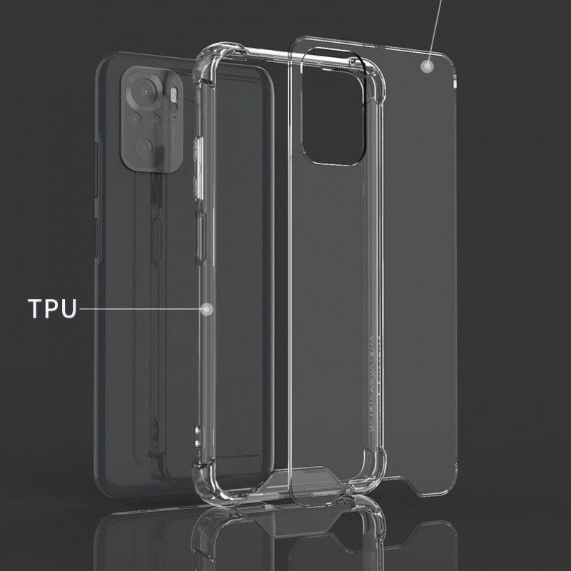 Bal-z Xiaomi Redmi Note 10 Kılıf  Nitro Anti Shock Silikon