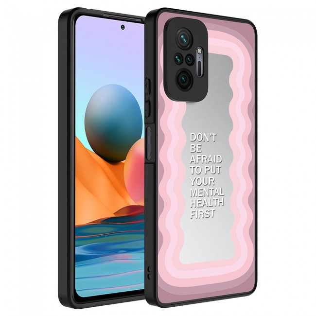 Xiaomi Redmi Note 10 Pro Kılıf Aynalı Desenli Kamera Korumalı Parlak Zore Mirror Kapak Xiaomi Redmi Note 10 Pro Kılıf Aynalı Desenli Kamera Korumalı Parlak Zore Mirror Kapak