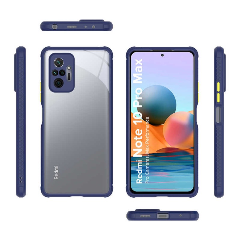 Bal-z Xiaomi Redmi Note 10 Pro Kılıf ​​ Kaff Kapak