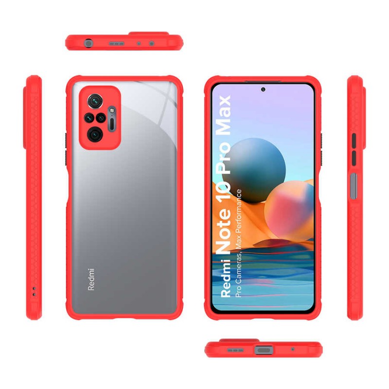 Bal-z Xiaomi Redmi Note 10 Pro Kılıf ​​ Kaff Kapak