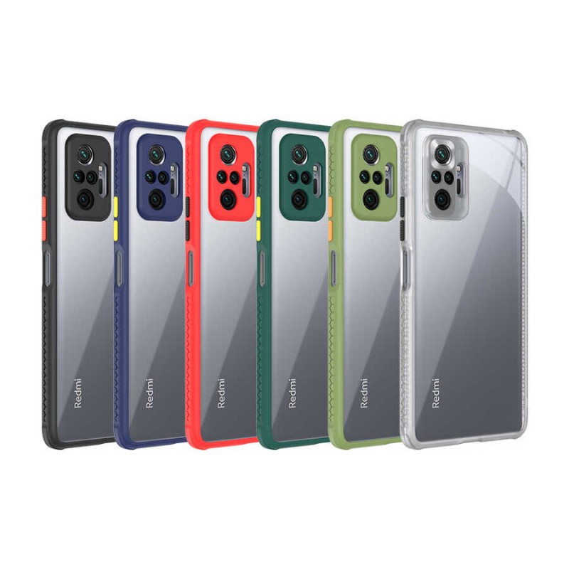 Bal-z Xiaomi Redmi Note 10 Pro Kılıf ​​ Kaff Kapak