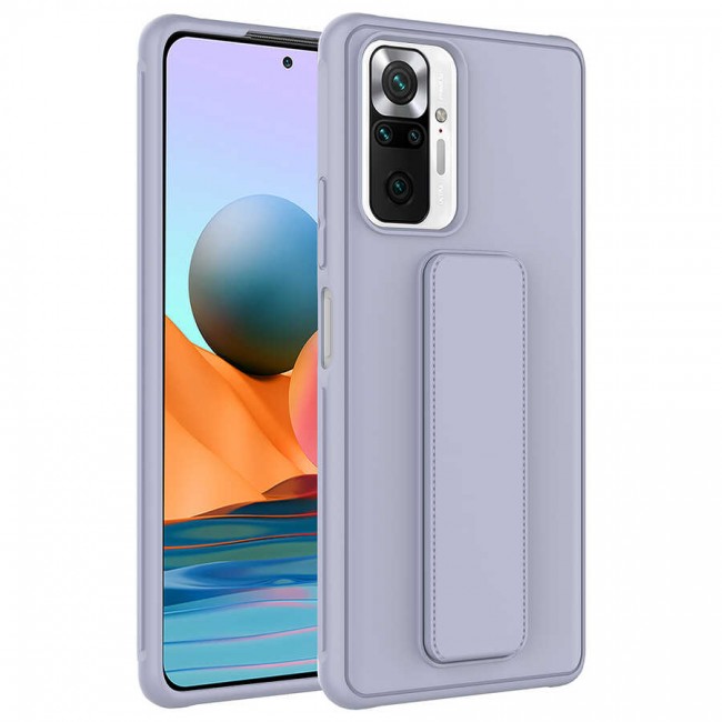 Xiaomi Redmi Note 10 Pro Kılıf Zore Qstand Kapak Xiaomi Redmi Note 10 Pro Kılıf Zore Qstand Kapak