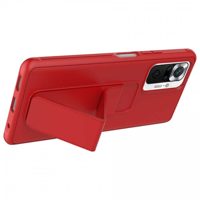 Xiaomi Redmi Note 10 Pro Kılıf Zore Qstand Kapak Xiaomi Redmi Note 10 Pro Kılıf Zore Qstand Kapak