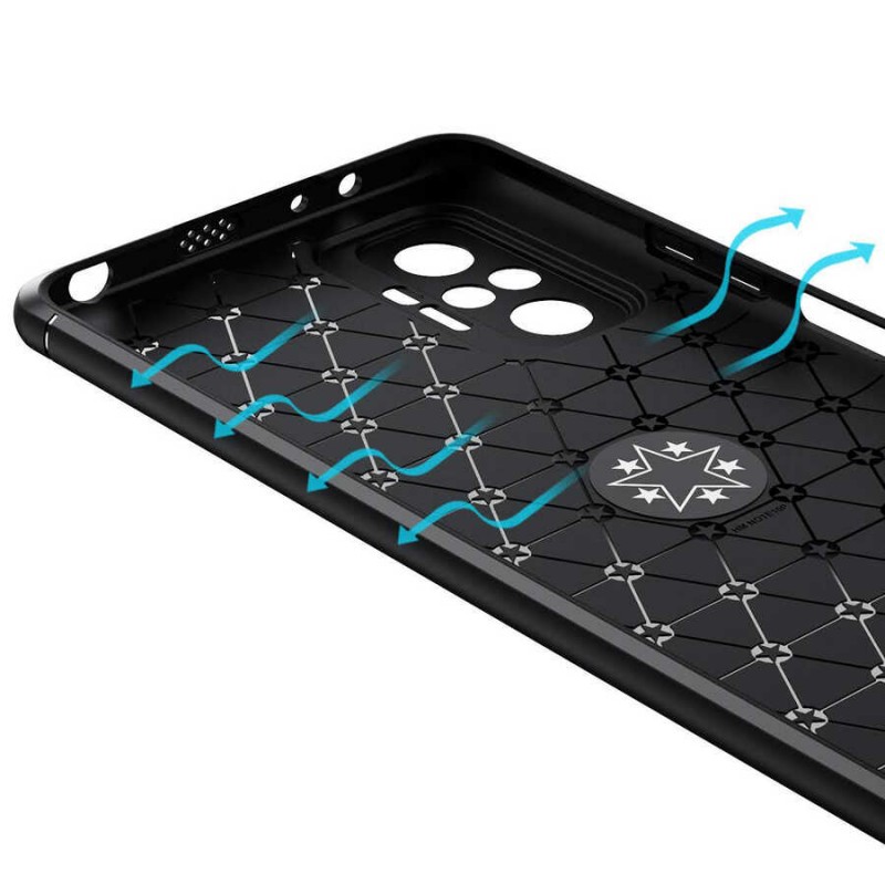 Bal-z Xiaomi Redmi Note 10 Pro Kılıf  Ravel Silikon Kapak