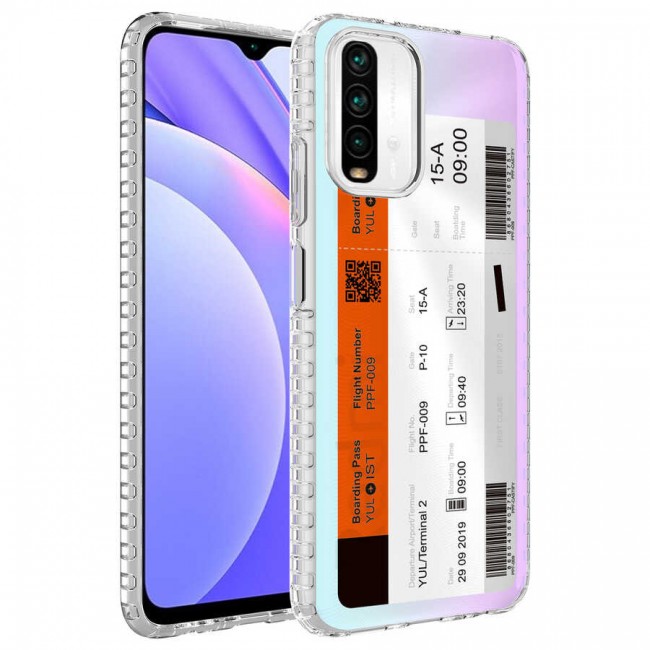 Xiaomi Redmi Note 10S Kılıf Airbag Kenarlı Renkli Desenli Silikon Zore Elegans Kapak Xiaomi Redmi Note 10S Kılıf Airbag Kenarlı Renkli Desenli Silikon Zore Elegans Kapak