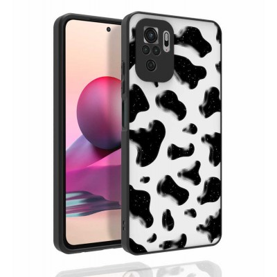 Bal-z Xiaomi Redmi Note 10S Kılıf Desenli Kamera Korumalı Parlak  Nora Kapak