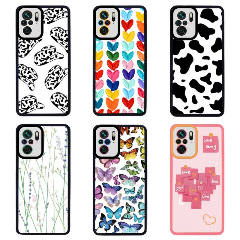 Bal-z Xiaomi Redmi Note 10S Kılıf  M-Fit Desenli Kapak