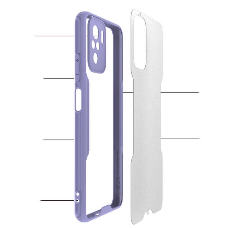 Bal-z Xiaomi Redmi Note 10S Kılıf  Parfe Kapak