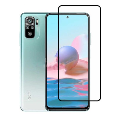 Bal-z Xiaomi Redmi Note 10S  Kenarları Kırılmaya Dayanıklı Cam Ekran Koruyucu