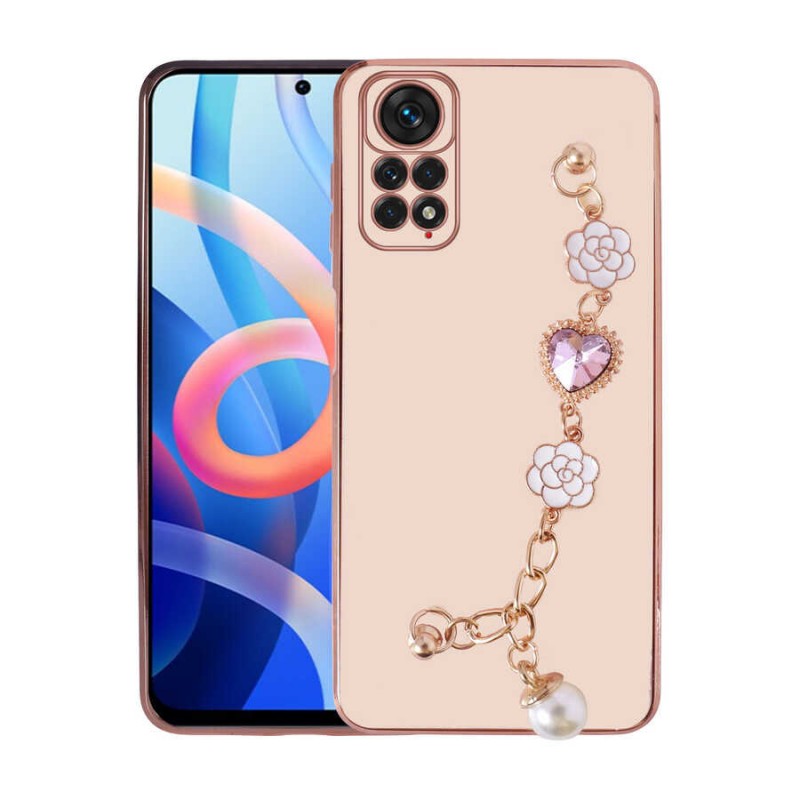 Bal-z Xiaomi Redmi Note 11 Global Kılıf El Tutamaçlı Kamera Korumalı  Taka Silikon Kapak