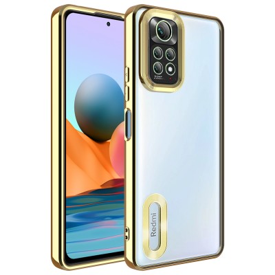 Bal-z Xiaomi Redmi Note 11 Global Kılıf Kamera Korumalı Logo Gösteren  Omega Kapak