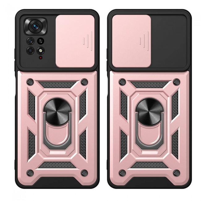 Xiaomi Redmi Note 11 Pro 4G Kılıf Magnetik Standlı Kamera Korumalı Zore Sürgülü Vega Kapak Xiaomi Redmi Note 11 Pro 4G Kılıf Magnetik Standlı Kamera Korumalı Zore Sürgülü Vega Kapak